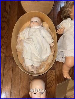Vtg 1950's Madame Alexander Victoria Doll Lot X 3 Gotz Weichbaby Famosa Noble 6