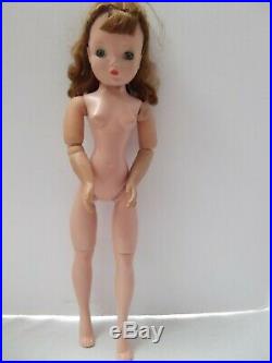 Vtg 1950s Madame Alexander Cissy doll 19 in 20 in brown auburn hair DOLL ONLY