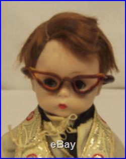 Vtg 1957 Madame Alexander Kins LITTLE MINISTER 411 Bent Knee Walker 8 Doll RARE