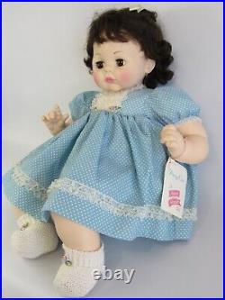 Vtg 1965 Alexander PUSSY CAT Baby Doll 22 Brunette #6252 Brown Eyes ALL ORIG