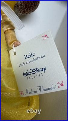 Vtg 1999 8 Madame Alexander BELLE 25075 Disney Gallery Ltd Ed with Tag & Box NRFB