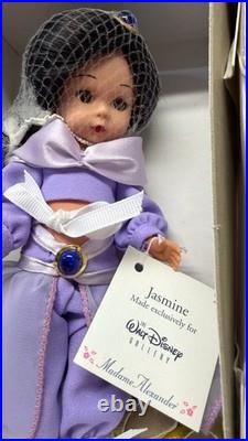 Vtg 1999 8 Madame Alexander JASMINE 25095 Disney Gallery LE1000 with COA NRFB