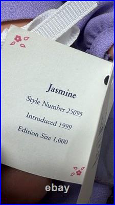 Vtg 1999 8 Madame Alexander JASMINE 25095 Disney Gallery LE1000 with COA NRFB