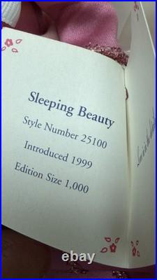 Vtg 1999 8 Madame Alexander SLEEPING BEAUTY 25100 Disney Limited Ed with Tag NRFB