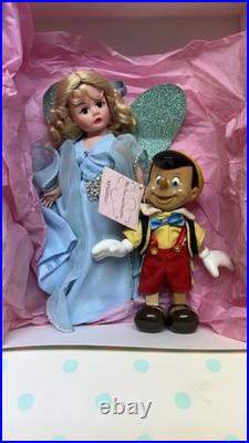 Vtg 2003 8 Madame Alexander BLUE FAIRY AND PINOCCHIO 31760 Disney with Tag NRFB