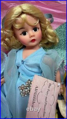 Vtg 2003 8 Madame Alexander BLUE FAIRY AND PINOCCHIO 31760 Disney with Tag NRFB