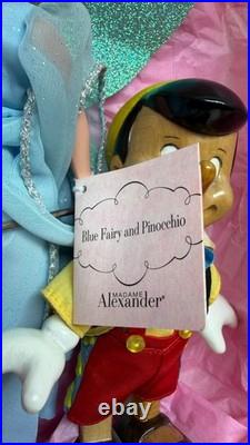 Vtg 2003 8 Madame Alexander BLUE FAIRY AND PINOCCHIO 31760 Disney with Tag NRFB