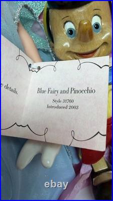 Vtg 2003 8 Madame Alexander BLUE FAIRY AND PINOCCHIO 31760 Disney with Tag NRFB