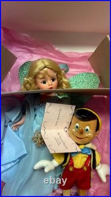 Vtg 2003 8 Madame Alexander BLUE FAIRY AND PINOCCHIO 31760 Disney with Tag NRFB