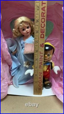 Vtg 2003 8 Madame Alexander BLUE FAIRY AND PINOCCHIO 31760 Disney with Tag NRFB