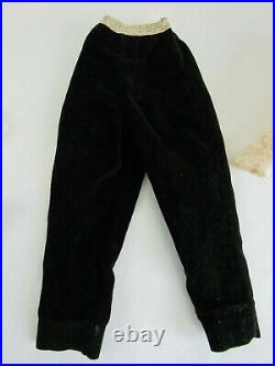 Vtg Alexander CISSY Doll Outfit Black Velvet TOREADOR Pants LACE Blouse Shoes