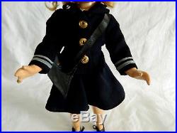 Vtg Composition Madame Alexander 1942 Military WAVE Officer Doll Original withBox
