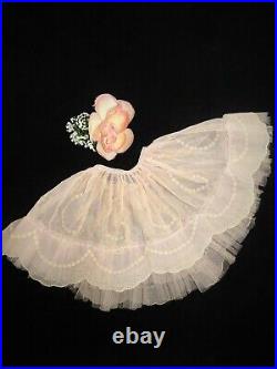 Vtg Madame Alexander Cissy Doll Rare 1958 Flocked Tulle Slip For Outfit #2230