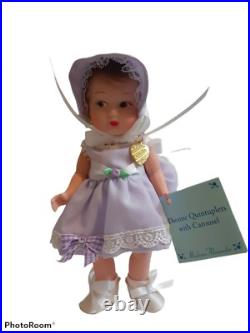 Vtg Madame Alexander Dionne Quintuplets 75 Anniversary 5 Dolls withCarousel Box