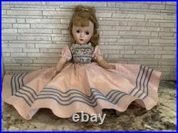 Vtg Madame Alexander Doll 1950s Blonde Blue Eyes Amy Little Women Louisa Alcott