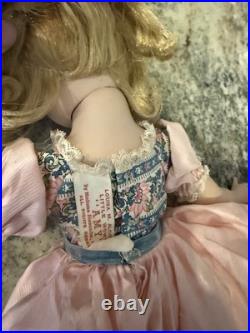 Vtg Madame Alexander Doll 1950s Blonde Blue Eyes Amy Little Women Louisa Alcott