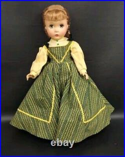 Vtg Madame Alexander Early Jo Doll Little Women 14 1949 Sleep Eyes