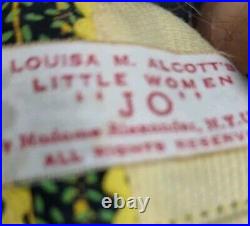 Vtg Madame Alexander Early Jo Doll Little Women 14 1949 Sleep Eyes