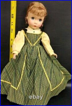 Vtg Madame Alexander Early Jo Doll Little Women 14 1949 Sleep Eyes