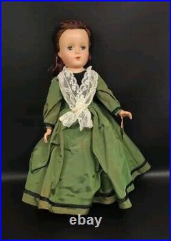 Vtg Madame Alexander Early Marme Doll Little Women 14 Clover Wrist Tag