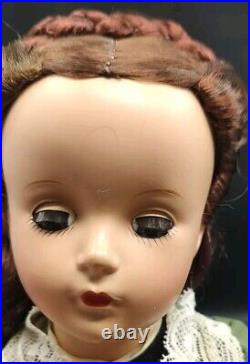 Vtg Madame Alexander Early Marme Doll Little Women 14 Clover Wrist Tag
