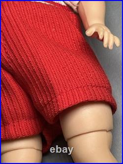 Vtg. Rare Madame Alexander Kins Boy Doll Billy in Red Shorts 8 Eyes Open Close