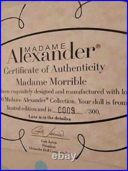 WICKED MADAME MORRIBLE DOLL LE 009/300 Broadway COA Box Madame Alexander