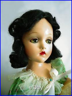 WOW! STUNNING! SCARLETT O'HARA 1930's Vintage Madame Alexander Composition Doll