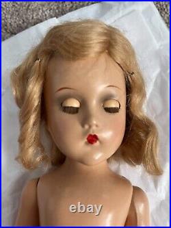 Wendy Ann MME Madame Alexander Mohair Wig Vintage 15 Doll