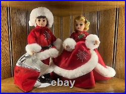 White Christmas Bob and Betty Set Madame Alexander Hollywood Favorites Dolls