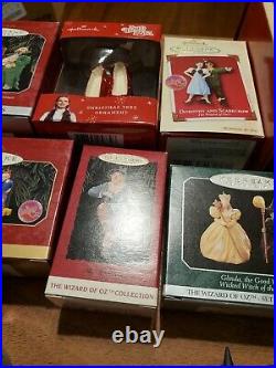 Wizard of Oz Hallmark Keepsake ornaments lot / Wb Miniature Collection lot