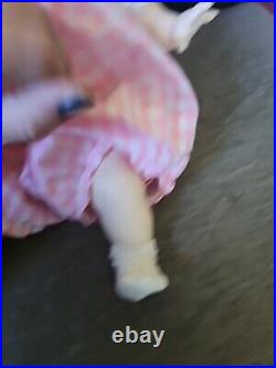 Working! 1965 Madame Alexander Puddin Baby Doll Blonde Pink Dress 20